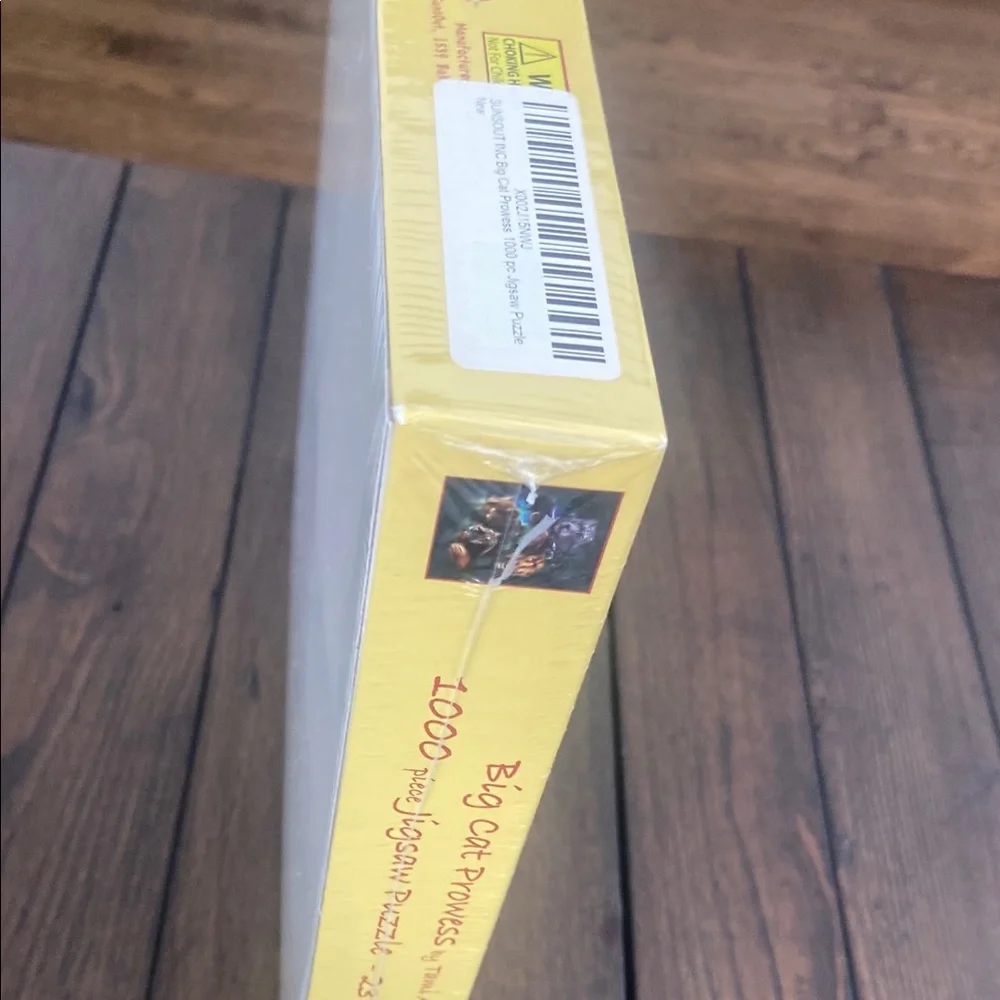Big Cat Prowess Jigsaw Puzzle - 1000 Piece - Yellow